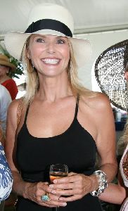 Christy Brinkley : attending the Hampton Classic Horse Show