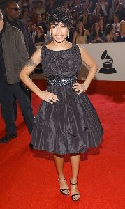 Keyshia Cole : The 50th Annual Grammy Awards held at the Staples Centre