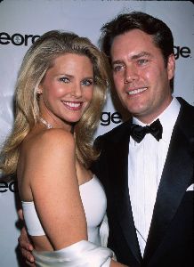 Christy Brinkley : Christie Brinkley  with her ex-husband peter cook