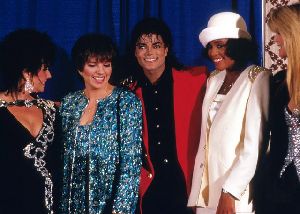 Christy Brinkley : Christie Brinkley picture with Michael Jackson, Elizabeth Taylor and Whitney Houston back in 1988