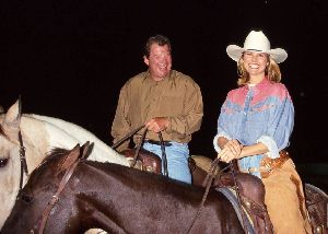 Christy Brinkley : Christie Brinkley with actor wiliam shanter