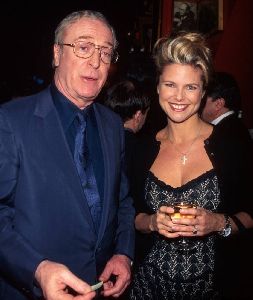 Christy Brinkley : Christie Brinkley with actor Michael Caine