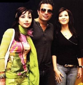 Nancy Ajram : nancy ajram with katia harb and amro diab