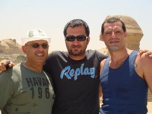 Adel Karam : Abbas Shahin with Adel Karam and director naser fakih