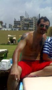 Adel Karam : Adel karam on the beach