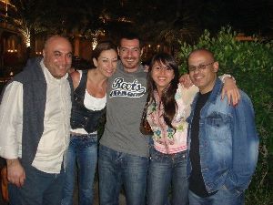 Adel Karam : Adel Karam with Abbas Chahine, Roula Chamieh, and Naim Halawa