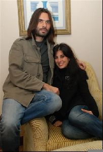 Nadine Labaki : A picture of Khaled Mouzannar and his wife Nadine Labaki