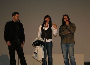 Nadine Labaki : Khaled Mouzannar and his wife Nadine Labaki on stage of the Istanbul Film Festival