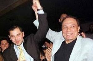 Adel Emam : Adel Imam with his director son