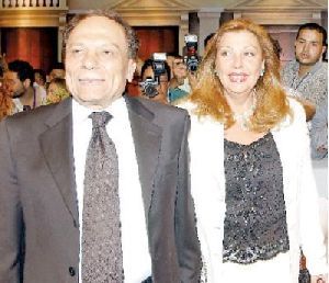 Adel Emam : Adel Imam with his wife