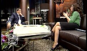 Elissa : Elissa with Egyptian TV Host Mahmoud Saad