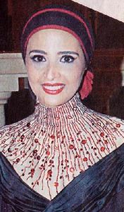 Hanan Turk : Hana Turk when she first wore Hijab with full makeup