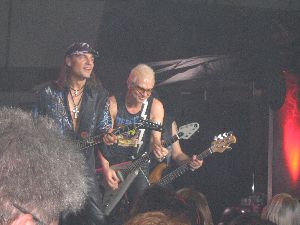 Scorpions  band  : Rudolf Schenker  and Matthias Jabs