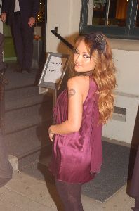 Tila Tequila : at the celebrity check in entrance of the Supermodels Unlimited Magazine Party on November 12th 2008