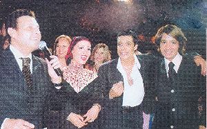 Hanan Turk : hanan turk with hani shaker and amer monib