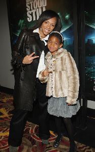 Lil Mama : lil mama and willow smith on the red carpet of The Day The Earth Stood Still movie premiere