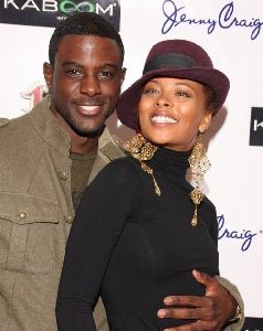 Eva Marcille : Eva Marcille Pigford and Lance Gross at Niecy Nash s 38th birthday celebration in Hollywood