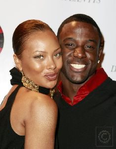 Eva Marcille : Eva Marcille Pigford and Lance Gross at the Black Poker Stars Invitational - November 2007