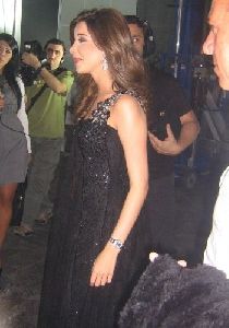 Nancy Ajram : Nancy on her arrival at Dubai concert