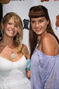 Petra Nemcova and Christy Brinkley at the 19th Annual Family Day Wild Wild West Carnival on August 3th, 2008