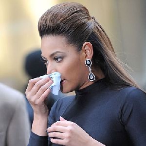 Beyonce Knowles : beyonce has the flue