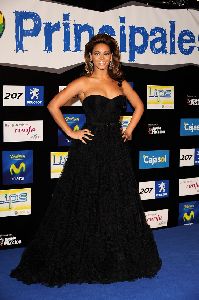 Beyonce Knowles : arriving at the 40 Principales Awards 2008 at Palacio de los Deportes on December 12, 2008 in Madrid, Spain