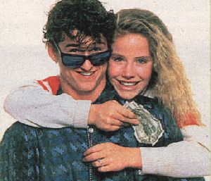 Amanda Peterson : amanda hugging Patrick Dempsey