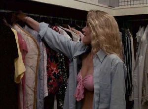 Amanda Peterson : beside her closet