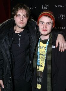 Actor Michael Pitt and Actor Brady Corbet