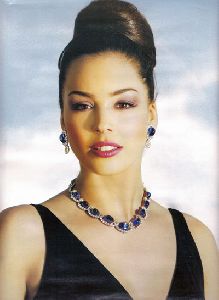 Azra Akin diamond earrings and necklaces