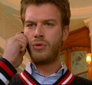 Kivanc Tatlitug on the phone from Gumus series