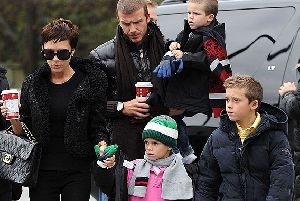 VICTORIA BECKHAM : the Beckham family