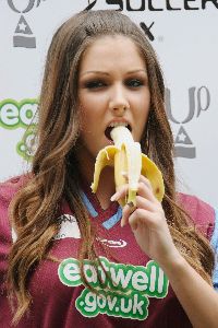 Lucy Pinder : at the annual fundraising tournament Music Industry Soccer Six at West Ham s Boleyn Ground on May 22, 2005