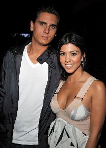 Kourtney Kardashian : together with Scott Disick at -Rock The Vote- at the Esquire House Hollywood Hills on September 25, 2008