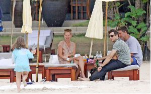 Kate Moss pictures in Thailand