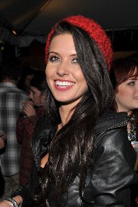 Audrina Patridge at KROQ Almost Acoustic Christmas, on the 14th of December 2008