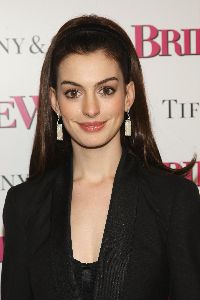 Anne Hathaway Bride Wars movie Premiere in New York City