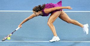 Ana Ivanovic recent pictures from the Brisbane International match yesterday