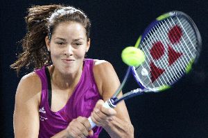 Ana Ivanovic latest tennis match yesterday 5th January 2009