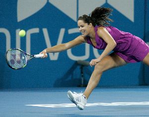 Ana Ivanovic athlete at the match yesterday 5.01.2009