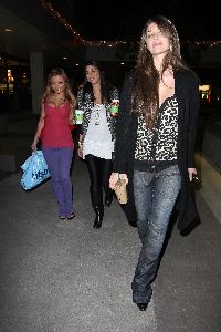 Tila Tequila : seen with Courtney Semel and Brittny Gastineau shopping at Kitson