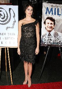 Penelope Cruz on the red carpet ofthe 2008 New York Film Critic s Circle Awards