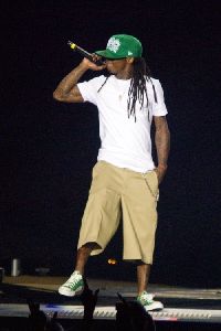 Lil Wayne performing live on stage at WGCI Big Jam 2008 in Chicago, Illinois, on the 27th of December 2008