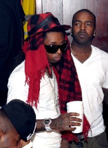 Lil Wayne at his birthday party