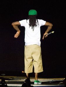 Lil Wayne performing live on stage at WGCI Big Jam 2008 in Chicago, Illinois, on the 27th of December 2008