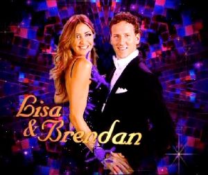 Lisa Snowdon and Brendan Cole