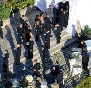 fergie and Josh Duhamel wedding in in Malibu, California