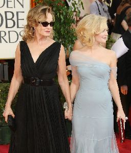 Drew Barrymore and Jessica Lange at the 66th Annual Golden Globe Awards