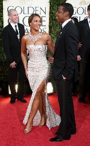 Beyonce and Jay-z at the 66th Annual Golden Globe Awards