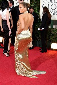 Jennifer Lopez  arriving at the 66th Annual Golden Globe Awards 2009